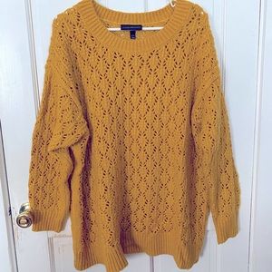 Lane Bryant Mustard Sweater 22/24